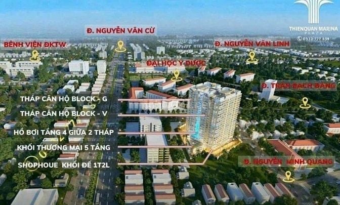 SANG HD CĂN HỘ CAO CẤP DỰ ÁN THIÊN QUÂN MARINA PLAZA CẦN THƠ