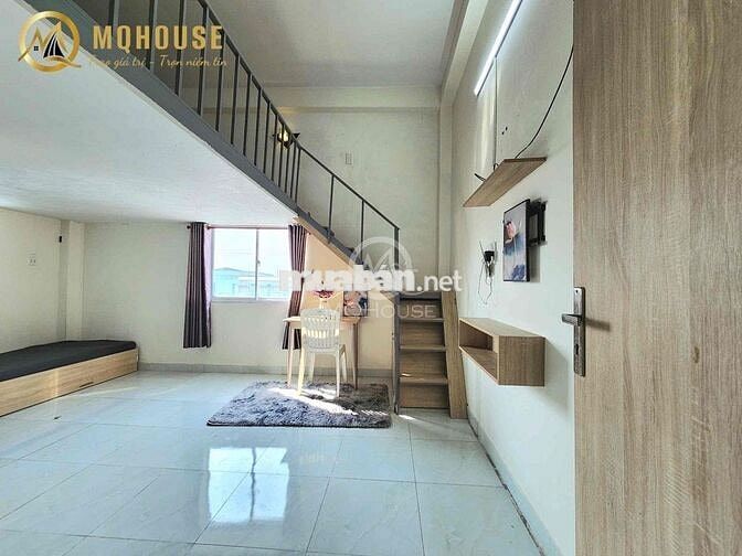 Căn hộ có gác khu vực Vườn Lài full nội thất