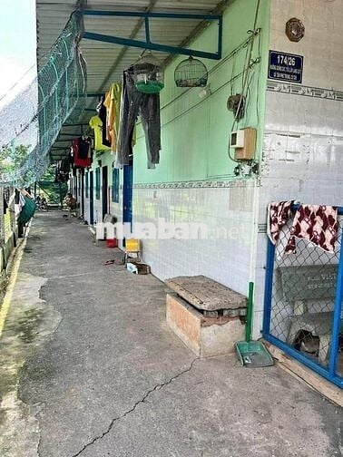 Bán dãy trọ cạnh KCN Tây Bắc, Củ Chi 183m2, 1kiot+6 phòng, SHR, 1tỷ2
