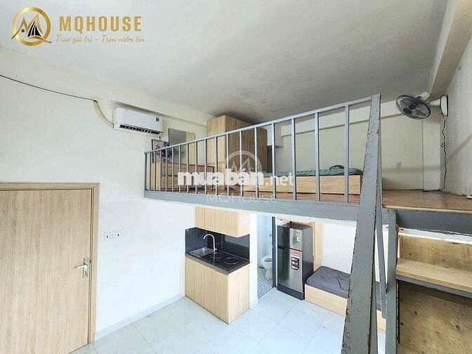 Căn hộ có gác khu vực Vườn Lài full nội thất