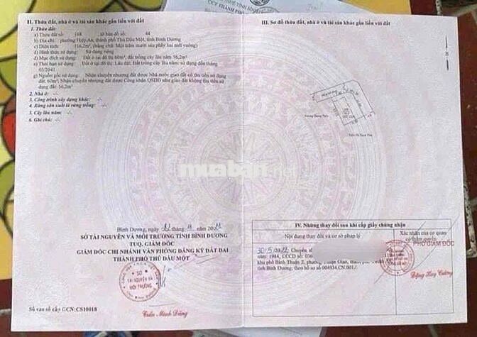 Nhà Hiệp An 1/Nguyễn Chí Thanh gần ngã 4 Cây Me vào đúng 30m tới nhà