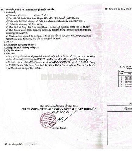 2 lô đất 5 x 30 Mặt tiền đường Xuân Thới Sơn,gần ngã tư Hóc Môn