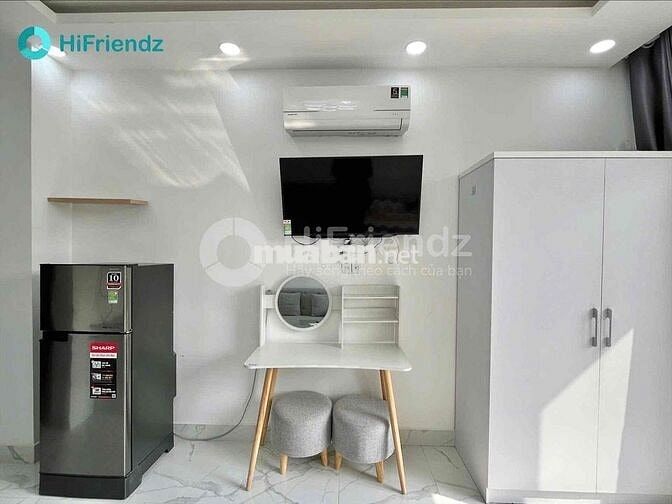 STUDIO bancol_FUllnt_30m2 cửa sổ lấy sáng tựnhiên_ngay sư vạn hạnhQ10🔥