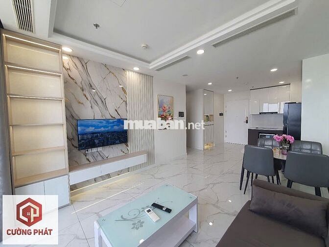 Cho thuê căn hộ 2PN full nội thất, giá hợp lí 18tr tầng cao, view đẹp