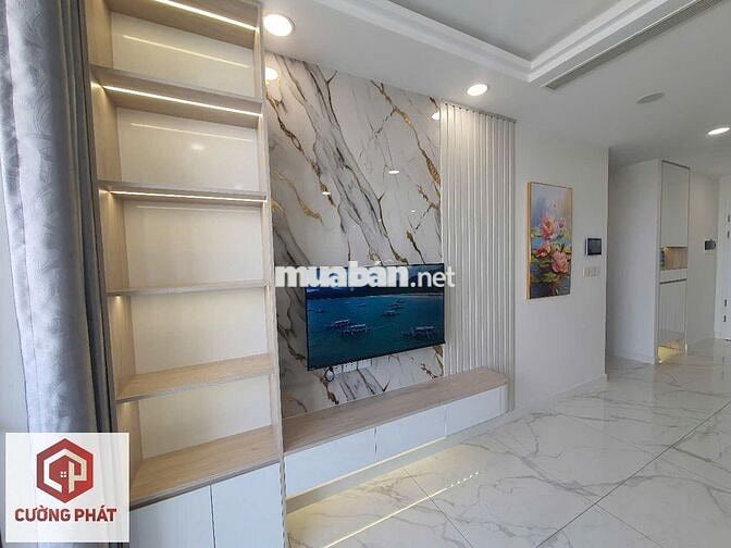 Cho thuê căn hộ 2PN full nội thất, giá hợp lí 18tr tầng cao, view đẹp