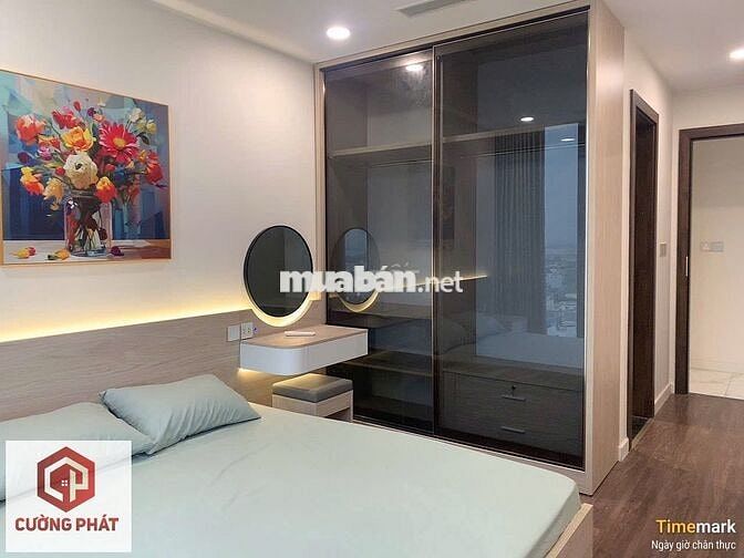 Cho thuê căn hộ 2PN full nội thất, giá hợp lí 18tr tầng cao, view đẹp