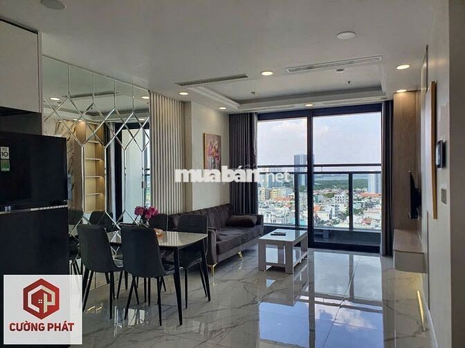 Cho thuê căn hộ 2PN full nội thất, giá hợp lí 18tr tầng cao, view đẹp