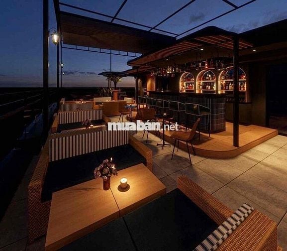 Cho thuê tầng sân thượng, view đẹp ngắm Landmark. Diện tích 100m2.