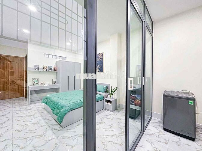 CĂN HỘ TÁCH BẾP RỘNG 40m2 NGUYỄN GIA TRÍ KHU HÀNG XANH GẦN Q1 Q3