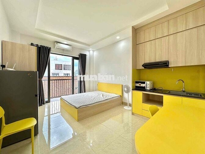 🎋CĂN HỘ TONE XANH, VÀNG BAN CÔNG🌷FULL NT, SIÊU RỘNG, THOÁNG, Ở NGAY. 🌷