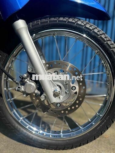 Wave 125 Thái Lan 2024 Xanh Đen Bánh Căm