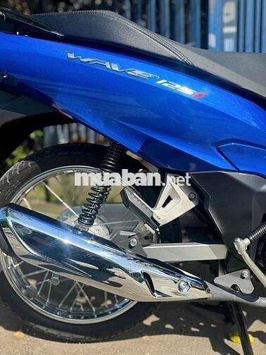 Wave 125 Thái Lan 2024 Xanh Đen Bánh Căm