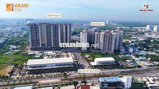CĐT NAM LONG MỞ BÁN  CĂN HỘ AKARI 2PN -56M2 Chỉ 2,9 Tỉ