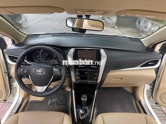 vios G 2019 AT màu trắng nội thất kem