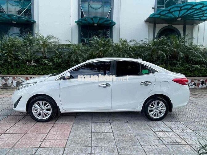 vios G 2019 AT màu trắng nội thất kem