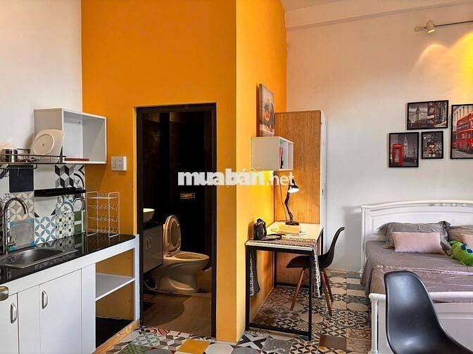 STUDIO 28M2 CỬA SỔ PHAN VĂN HÂN BÌNH THẠNH KẾ Q1 Q3 GẦN UTU UEF HUTECH