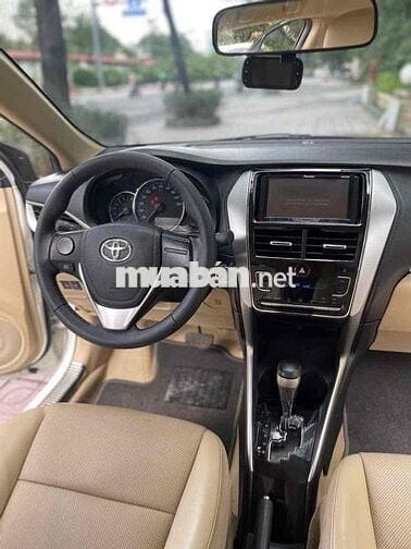 vios G 2019 AT màu trắng nội thất kem