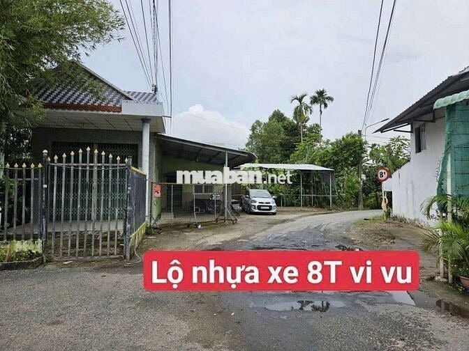 BÁN ĐẤT 2 MẶT TIỀN LỘ NHỰA DT 636,5M²- ĐÔNG BÌNH, BÌNH MINH, VĨNH LONG