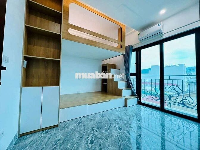 Khai trương CCMN 30m2 Full đồ. Ban công, máy giặt tại Ngõ Cư Lệnh