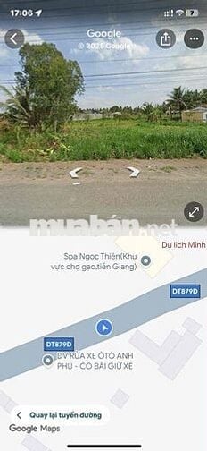 Đất Mặt Tiền Chợ Gạo Tân Phú 2 , Tân Thuận Bình.