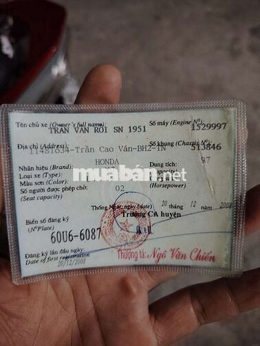 Cần Tiền Bán Gấp Xe