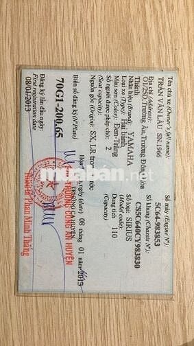 Xe cũ cần bán gấp