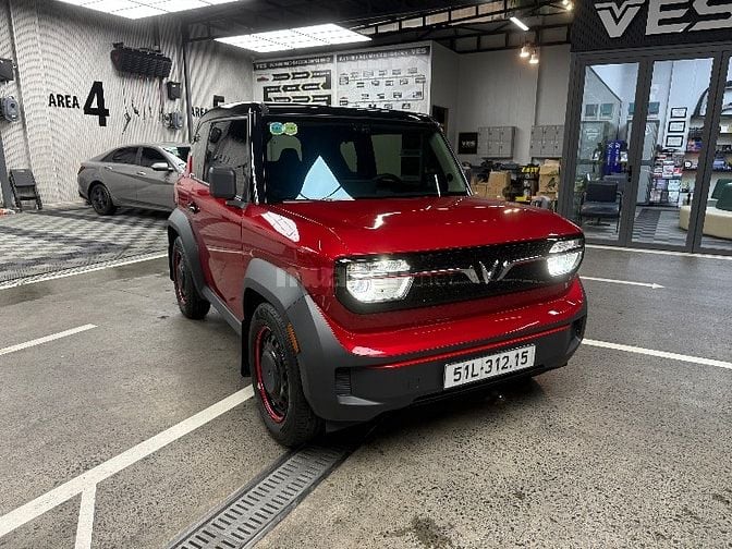 VinFast VF3 T12/2024 Màu Đỏ Pin Thuê xe lên full đồ 