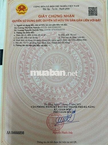 bán lô đất kiệt huyền trân công chúa