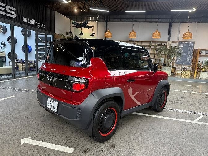 VinFast VF3 T12/2024 Màu Đỏ Pin Thuê xe lên full đồ 