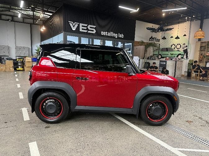 VinFast VF3 T12/2024 Màu Đỏ Pin Thuê xe lên full đồ 