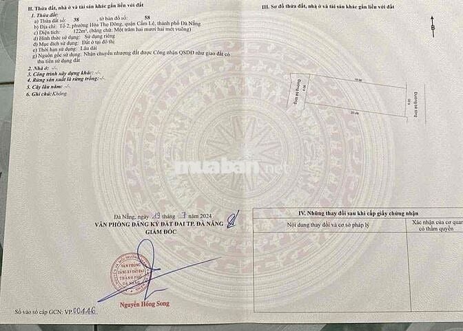 CHÍNH CHỦ cần B Á.N lô đất 2 mặt Kiệt ô tô số 851/21 Trưởng Chinh