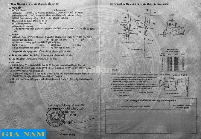 BÁN NHÀ GÓC 2 MẶT TIỀN VIEW SÔNG : 1068 TRƯỜNG SA - P. 12 