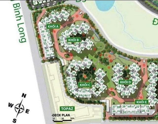 Căn hộ cao cấp SHR 96m2 3pn+1 toà Ruby Celadon Tân Phú Block B