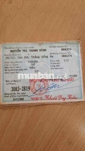 NHÀ DƯ DÙNG BÁN YAMAHA CLASSICO MÁY ZIN