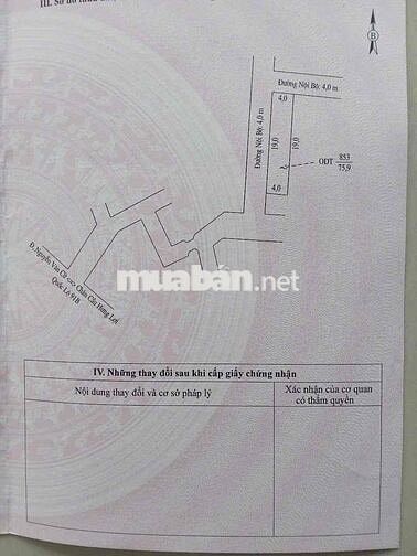 Nhà Gốc 2 mặt tiền 75 mét vuông