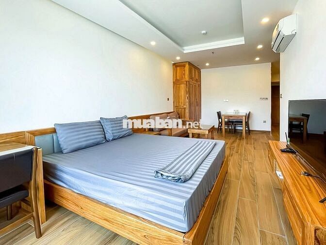 CHO THUÊ CĂN HỘ CÓ BAN CÔNG FULL NỘI THẤT NGAY BÃI BIỂN MÂN THÁI