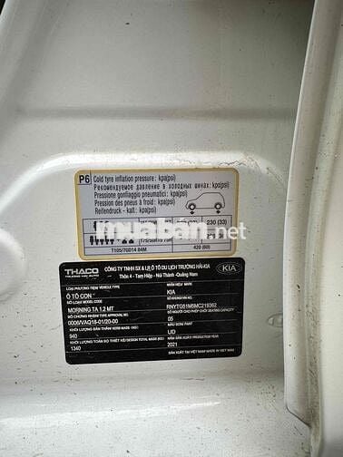 Kia Morning 2021 MT - 70000 km