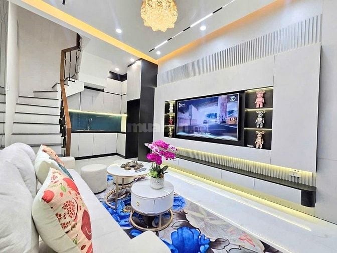 Nhà mới Đặng Văn Ngữ lô góc gần ô tô, Dt 25m2, 4t, mt 3.5m, 6.95 tỷ.