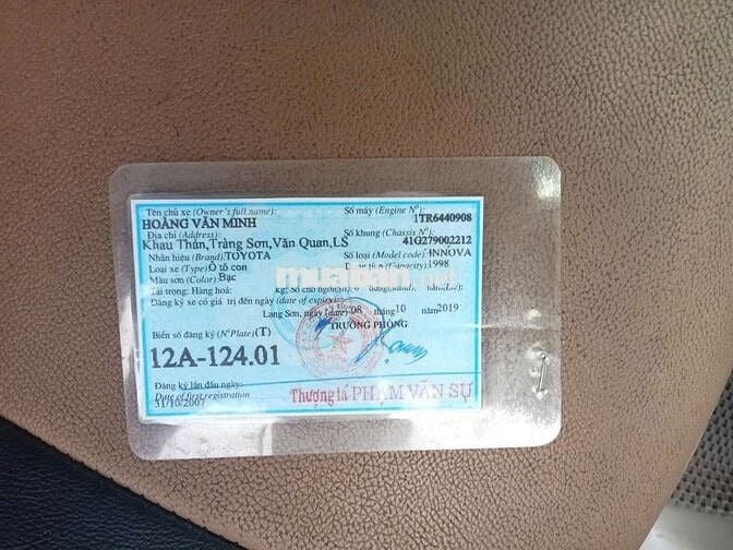 Toyota Innova J 2007 Bạc