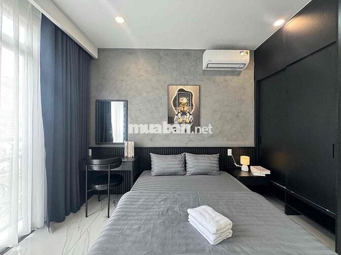 CĂN HỘ FULL NỘI THẤT BAN CÔNG THOÁNG TIVI RIÊNG GẦN NGÃ TƯ HÀNG XANH