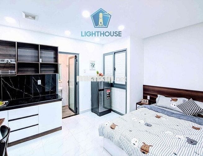 Pass phòng Studio đầy đủ nội thất