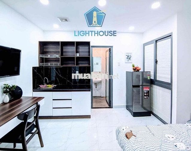 Pass phòng Studio đầy đủ nội thất