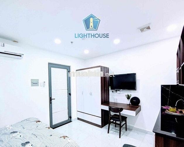 Pass phòng Studio đầy đủ nội thất