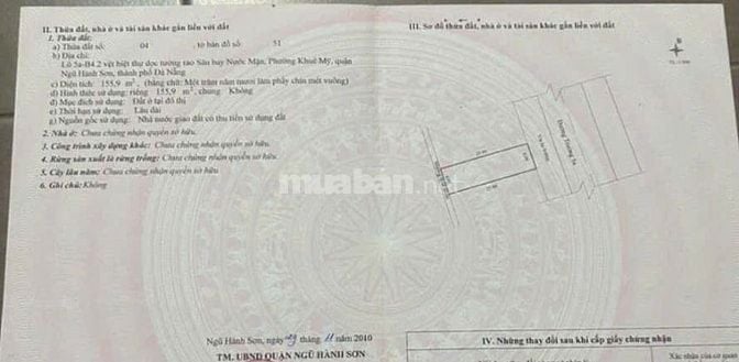 2 lô,312m2/41 tỷ,đường Võ Nguyên Giáp ,sát Hồ Xuân Hương,nhìn OLAlani