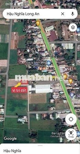 Bán đất hậu nghĩa 100m2 lô góc 2mt chính chủ 850tr