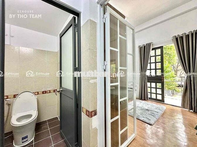 🔥 Ngay cầu vượt Hoàng Hoa Thám - 1PN/tách bếp/ Full NT - Hẻm oto