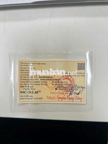 Xe K250 mới 90% chính chủ. Xe 2,5t