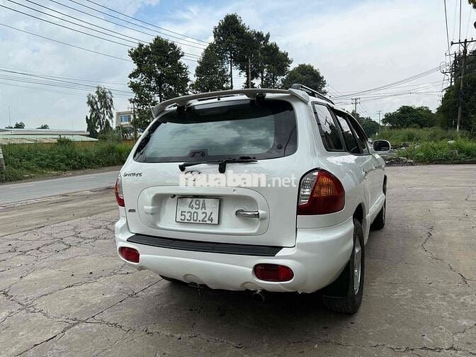 santafe 2003 máy dầu số tự động, xe đại chất ,