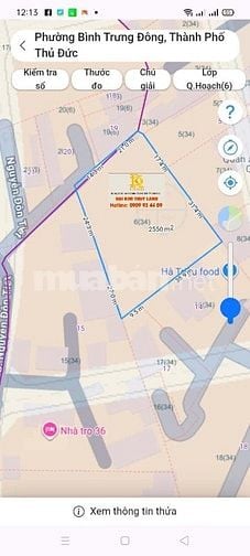 Bán 2,393m2 đất vườn đường Nguyễn Đôn Tiết