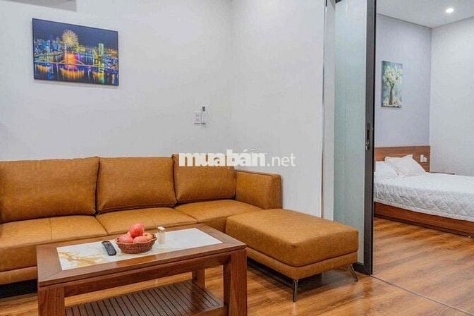 Cho thuê căn hộ 1 phòng ngủ mới keng ngay Nam Việt Á- Có Hồ Bơi